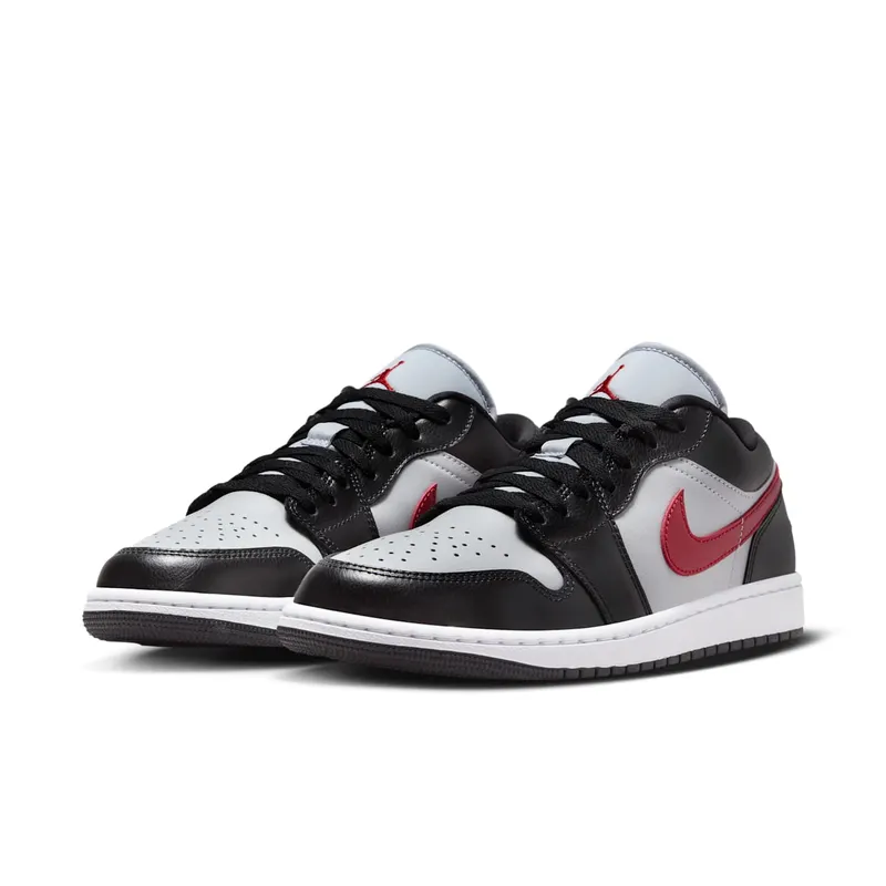 Air Jordan 1 Low “Black / Grey / Red” (DC0774-062)