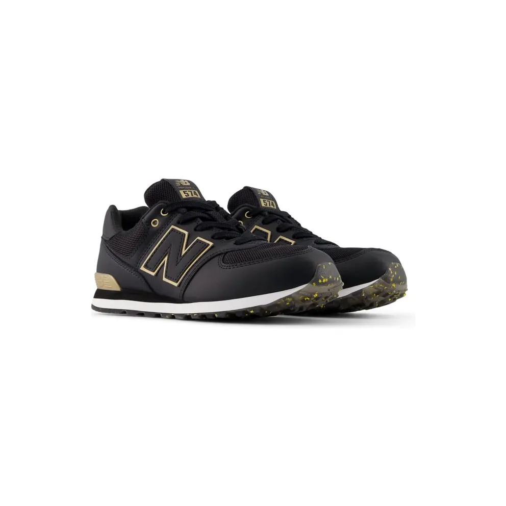 New Balance 574 Lace GS “Black Gold” (GC574GL)