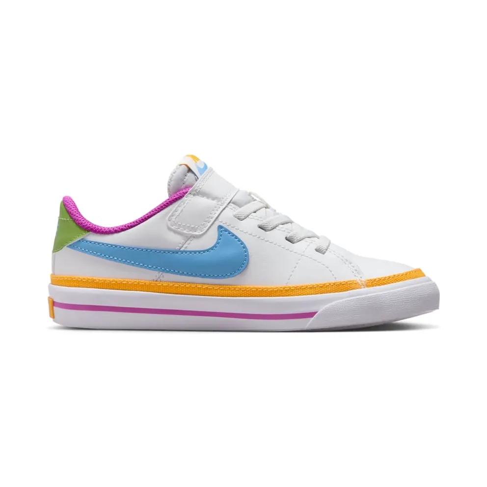 Nike Court Legacy Lift PS “White Multi-Color” (DA5381-123)