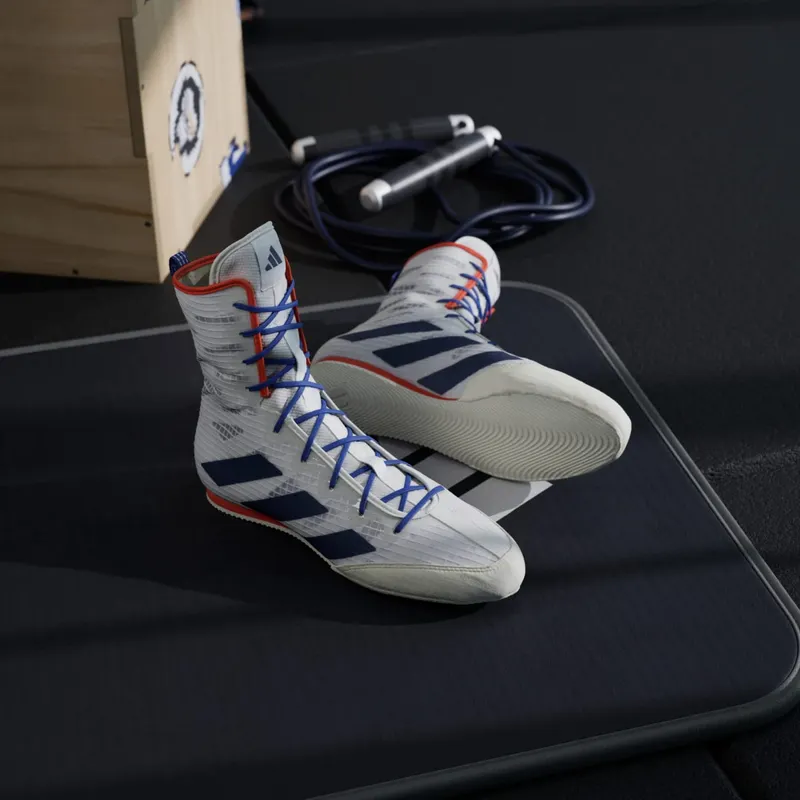 Adidas Box Hog 4 Cloud White / Dark Blue / Royal Blue (JP9847)