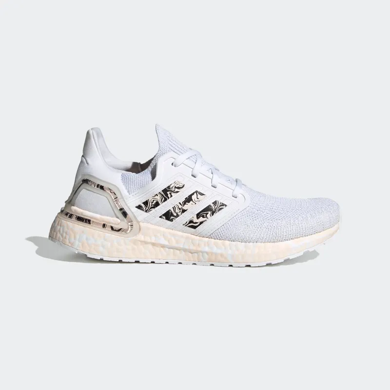 Adidas Ultraboost 20 ‘Glam Pack – White Pink Tint’ Cloud White/Pink Tint/Core Black (FW5721)