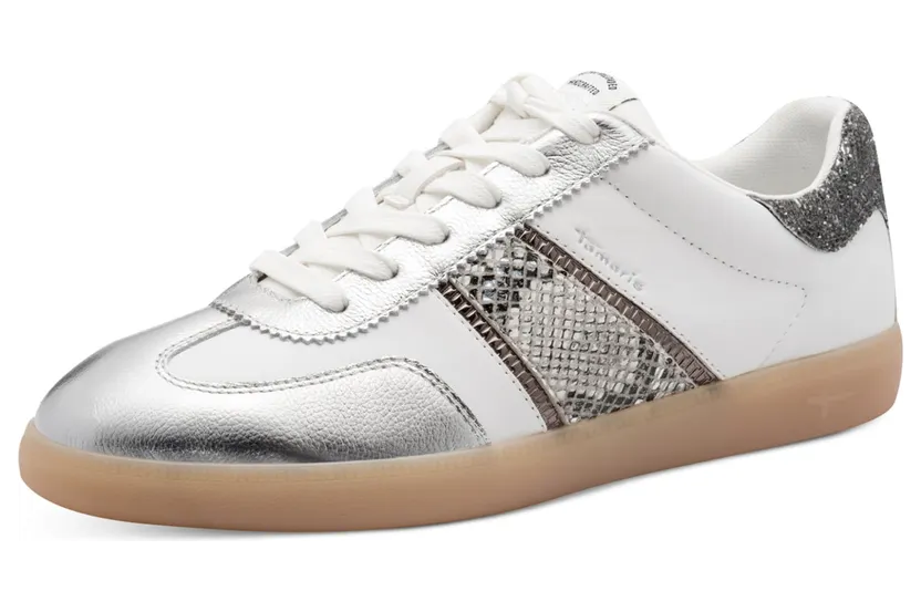 Tamaris sneaker Brons / Donkergrijs / Zilver / Wit (1-23624-43-171)