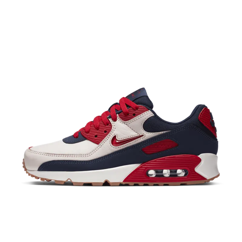 Nike Air Max 90 Home & Away Red Sail/University Red-Black-Gum Medium Brown (CJ0611-101)