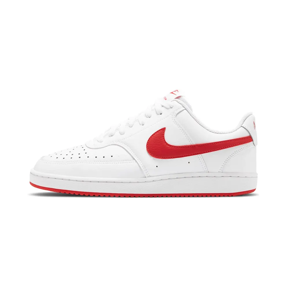 Nike Court Vision Low “White / University Red” (CD5434-101)