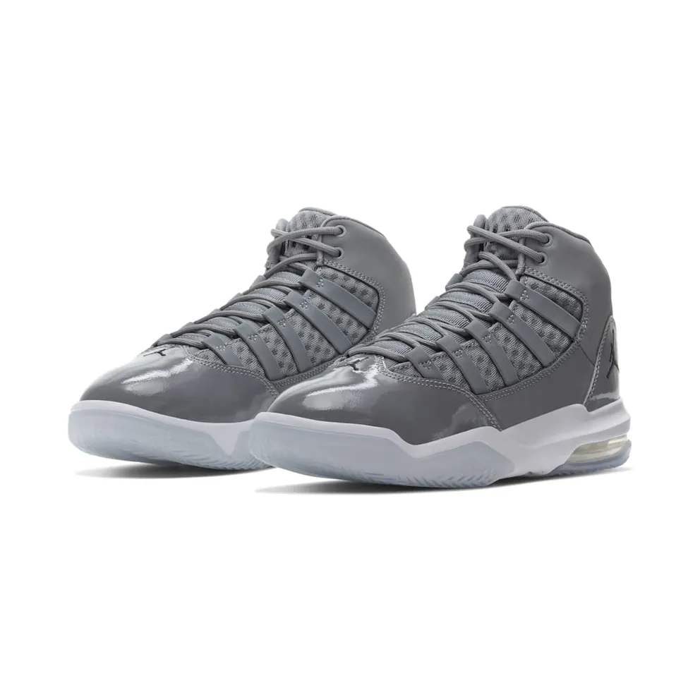 Air Jordan Max Aura GS ‘Cool Grey’ “Cool Grey / White / Clear / Black” (AQ9214-010)