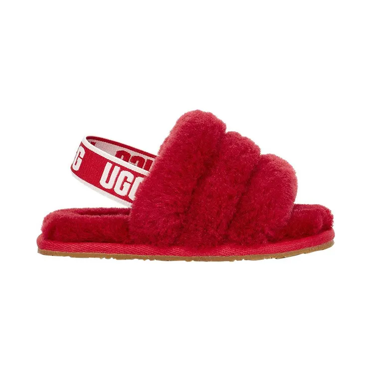 UGG Fluff Yeah Slide Ribbon Red (1098579T-RBRD)