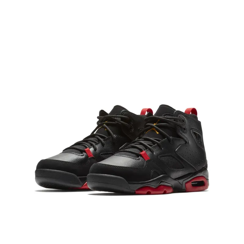 Jordan Flight Club 91 Last Shot (GS) Black/Dandelion-Varsity Red (555472-067)