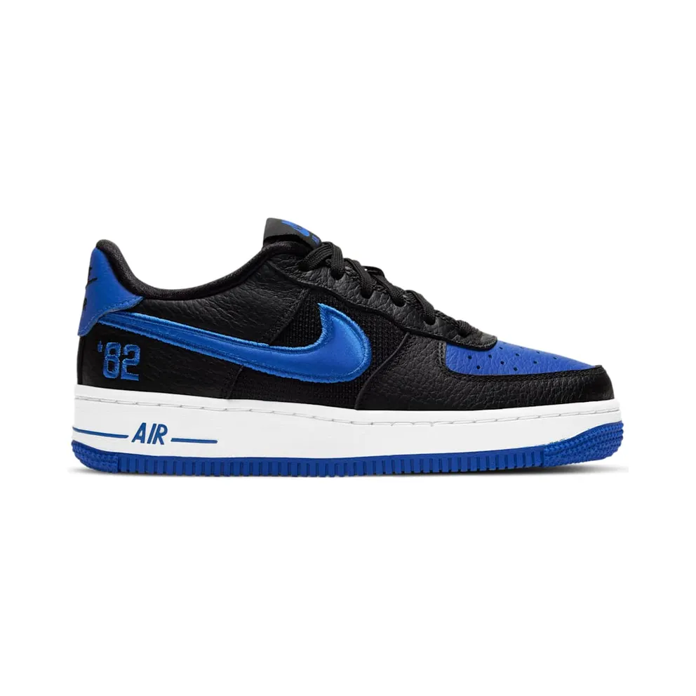 Nike Air Force 1 Low LV8 GS “Black / Chile / Racer Blue” (DH0201-001)