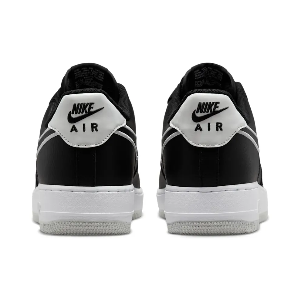 Nike Air Force 1 Low Embroidered Swoosh “Black / White / Photon Dust” (FJ4211-001)