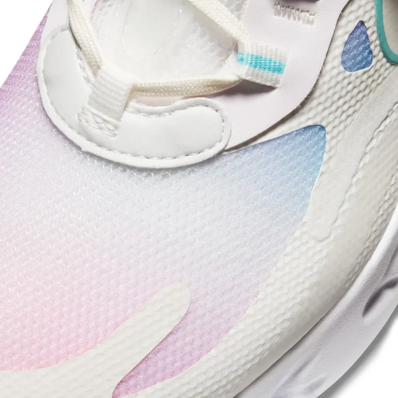 Nike Air Max 270 Reac Summit White Bleached Aqua (W) Summit White/Bleached Aqua-Light Violet-Sail (CK6929-100)
