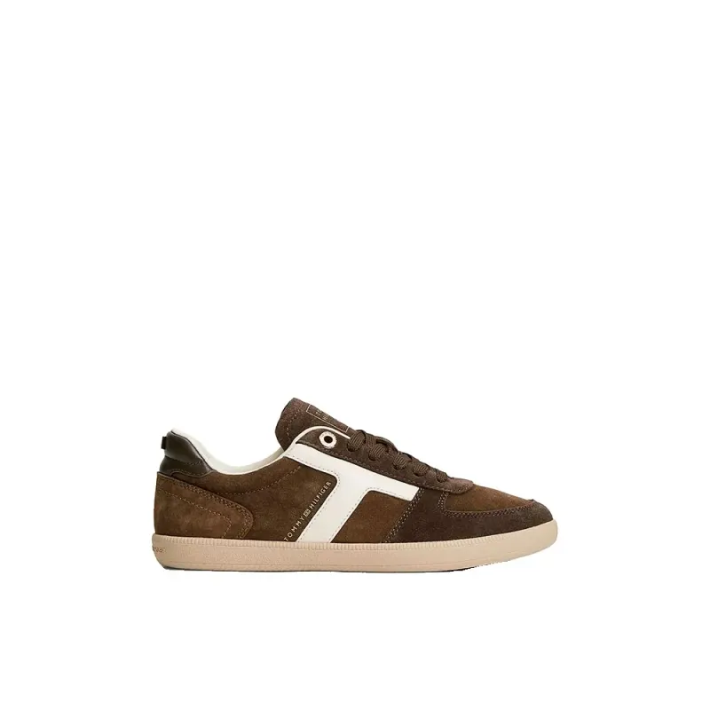 Tommy Hilfiger sneaker Brown / Chocoladebruin / Wolwit (FW0FW09596-0HJ)