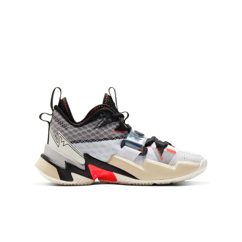 Jordan Why Not Zer0.3 White Bright Crimson Black (GS) White/Bright Crimson-Black (CD5804-101)