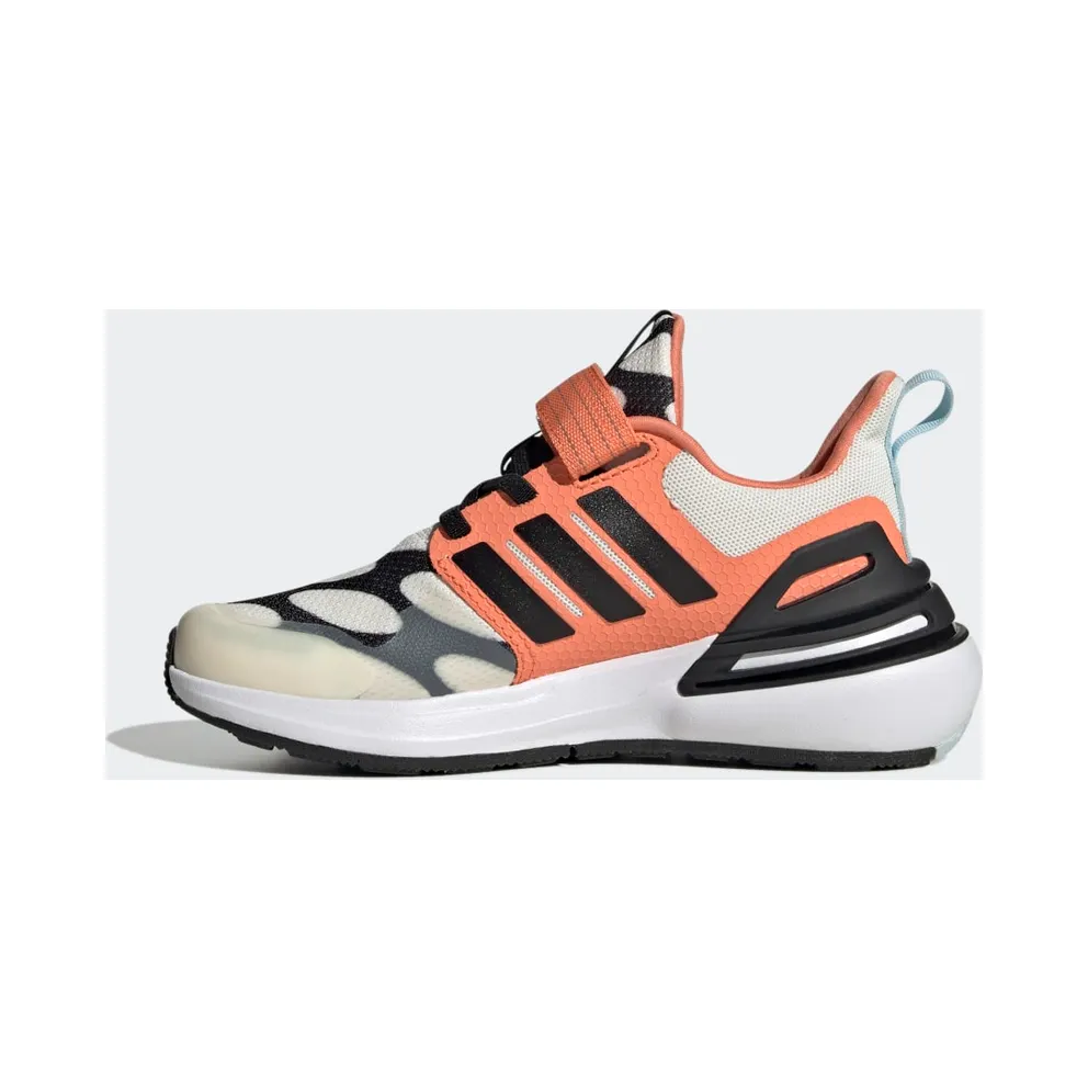 Adidas RapidaSport Bounce Marimekko Running Elastic Lace Top Strap Cloud White / Core Black / Semi Coral (H06362)