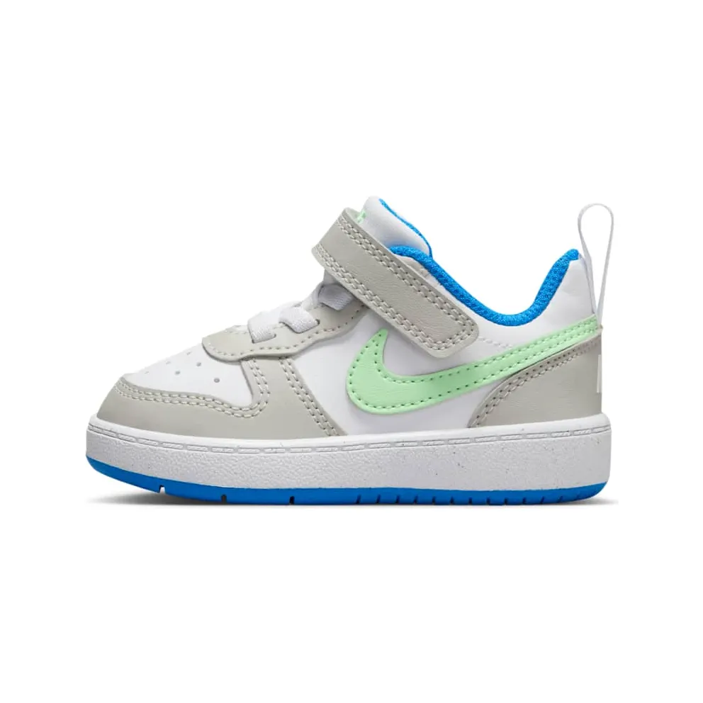 Nike Court Borough Low Recraft Light Iron Ore White Photo Blue Vapor Green (DV5458-005)