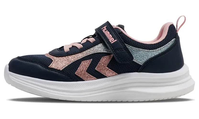 Hummel sneaker Marine / Kastanjebruin / Lichtgroen / Poederroze (236185-1017)