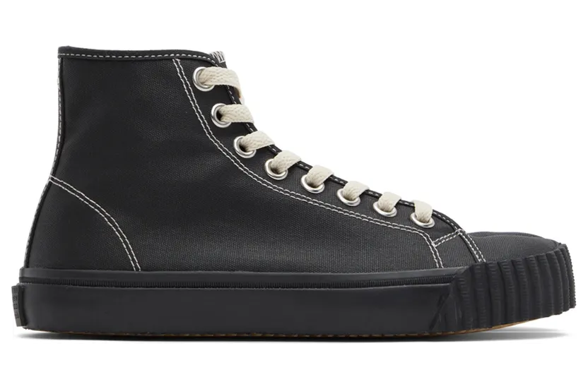 Maison Margiela Black Tabi High-Top Sneakers (S38WS0186 P4472)