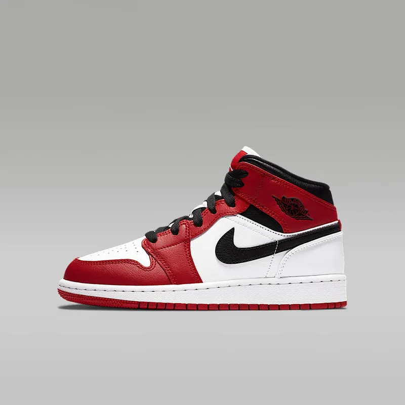 Air Jordan 1 Mid ‘Chicago’ (GS) (2020) (554725-173)