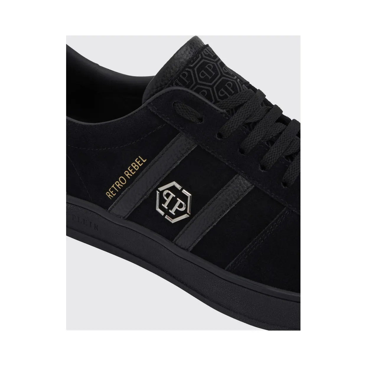 Philipp plein Retro Rebel Suede Sneakers Black (PAFSUSC0941PLE010N0202) (3)