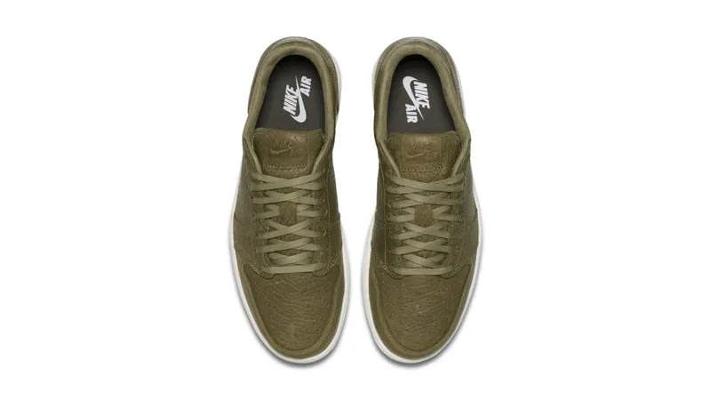 Jordan 1 Retro Low Swooshless Olive Olive/Olive-Sail (848775-205)