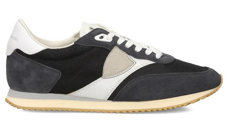 Philippe Model Blville Panelled Low “Black/Grey” (BVLU W002)