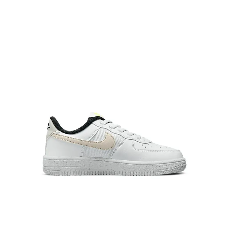 Nike Force 1 Younger Kids’ White 50% Sustainable Materials (DH8696-101)