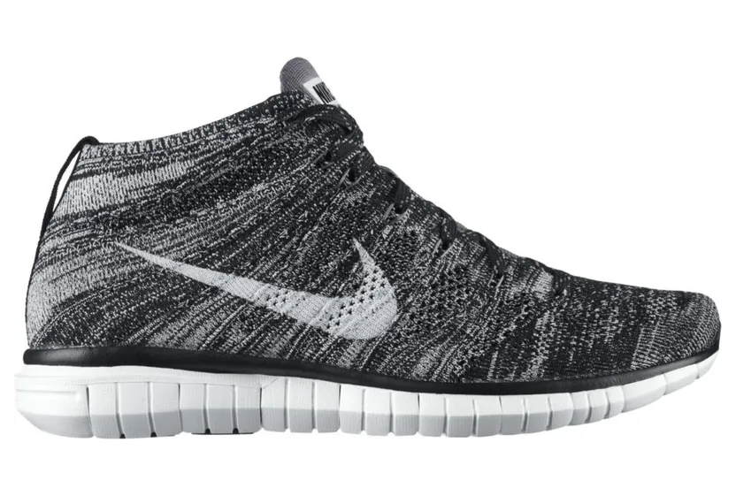 Nike Free Flyknit Chukka Dark Grey Platinum