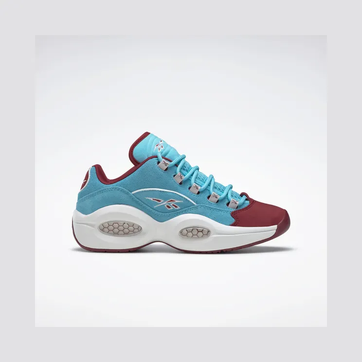 Reebok QUESTION LOW Digital Blue / Classic Burgundy / Cloud White