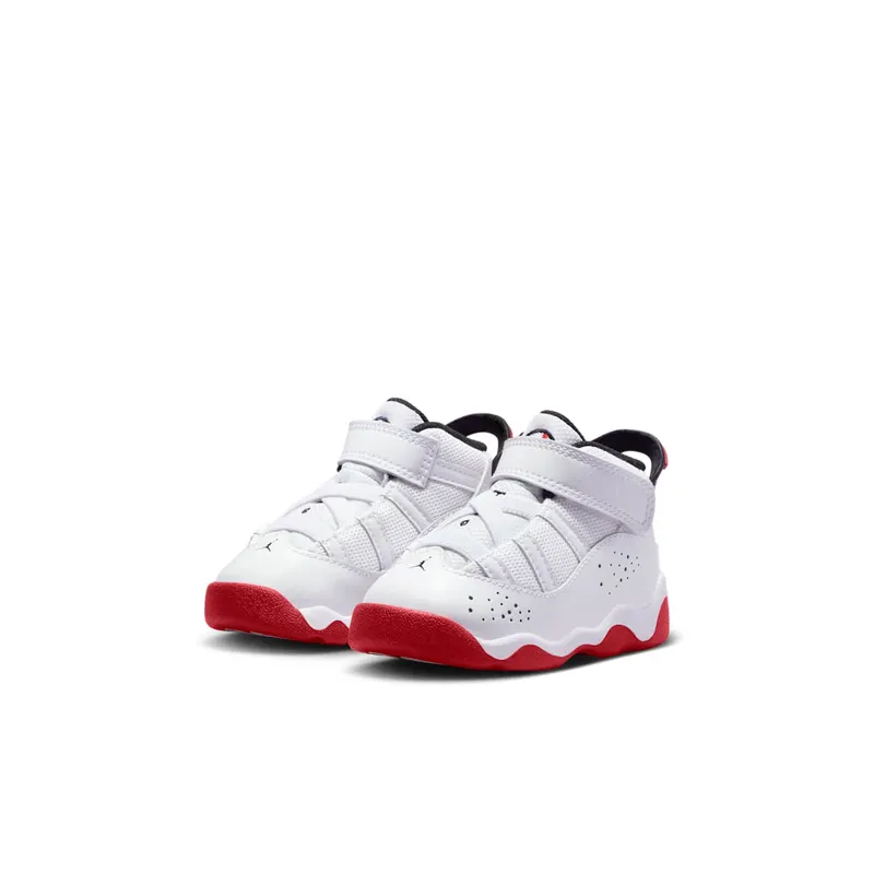 Air Jordan 6 RINGS TD “WHITE UNIVERSITY RED” (323420-160)