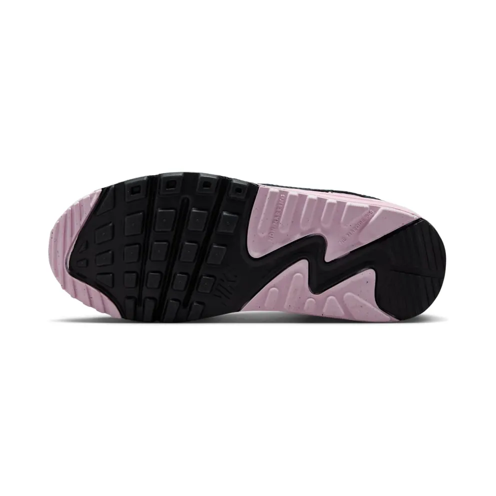 Nike Air Max 90 LTR White Pink Foam Armory Navy Wolf Grey (CD6864-134)