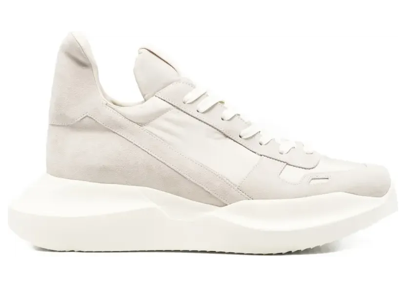 Rick Owens Sneakers met chunky zool – Beige (RU01F2814NDOLVX)