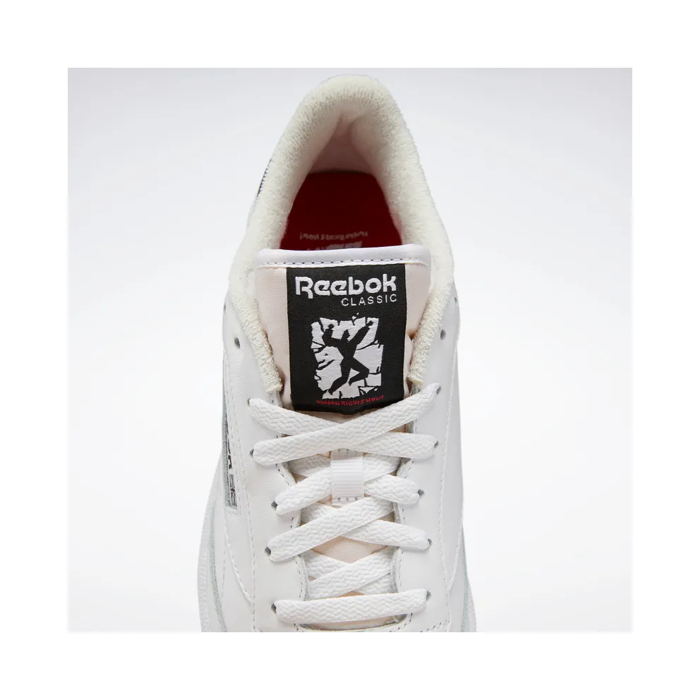 Reebok Human Rights Now! Club C 85 Shoes Cloud White / Chalk / Vector Red
