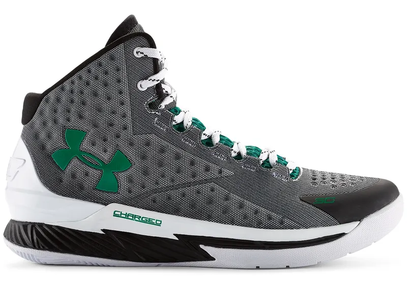 Under Armour UA Curry 1 Golf White/Black-Persian (1258723-100)