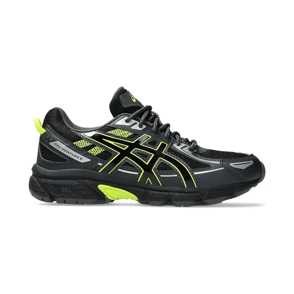 ASICS GEL-VENTURE 6 GS “Black / Safety Yellow” (1204A162-003)