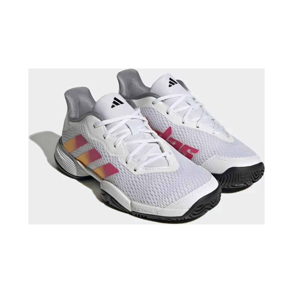 adidas Barricade Tennis Shoes Cloud White / Solar Gold / Lucid Fuchsia (HP9697)