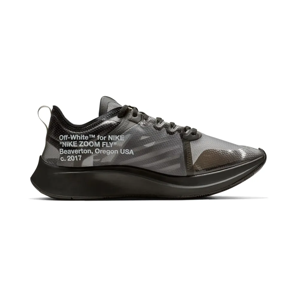 Nike x Off White Zoom Fly SP Black (2018) (AJ4588-001)