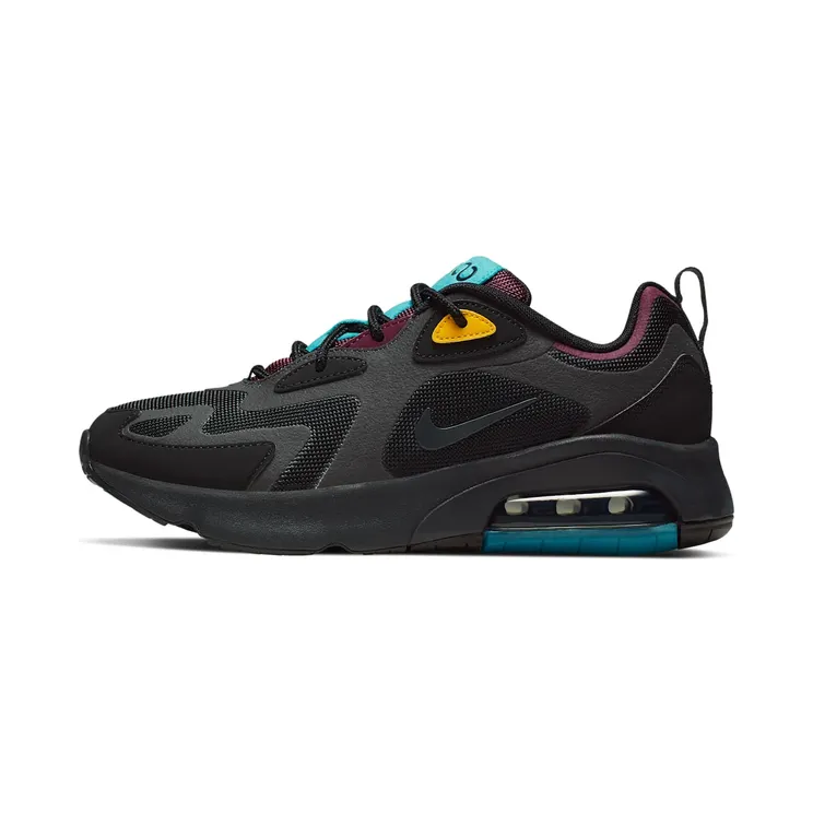 Nike Air Max 200 ‘Bordeaux’ Black/Anthracite/Bordeaux/University Gold/Teal Nebula (AT6175-001)