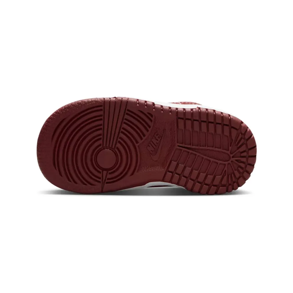 Nike Dunk Low White Gym Red Redwood (FB9107-115)