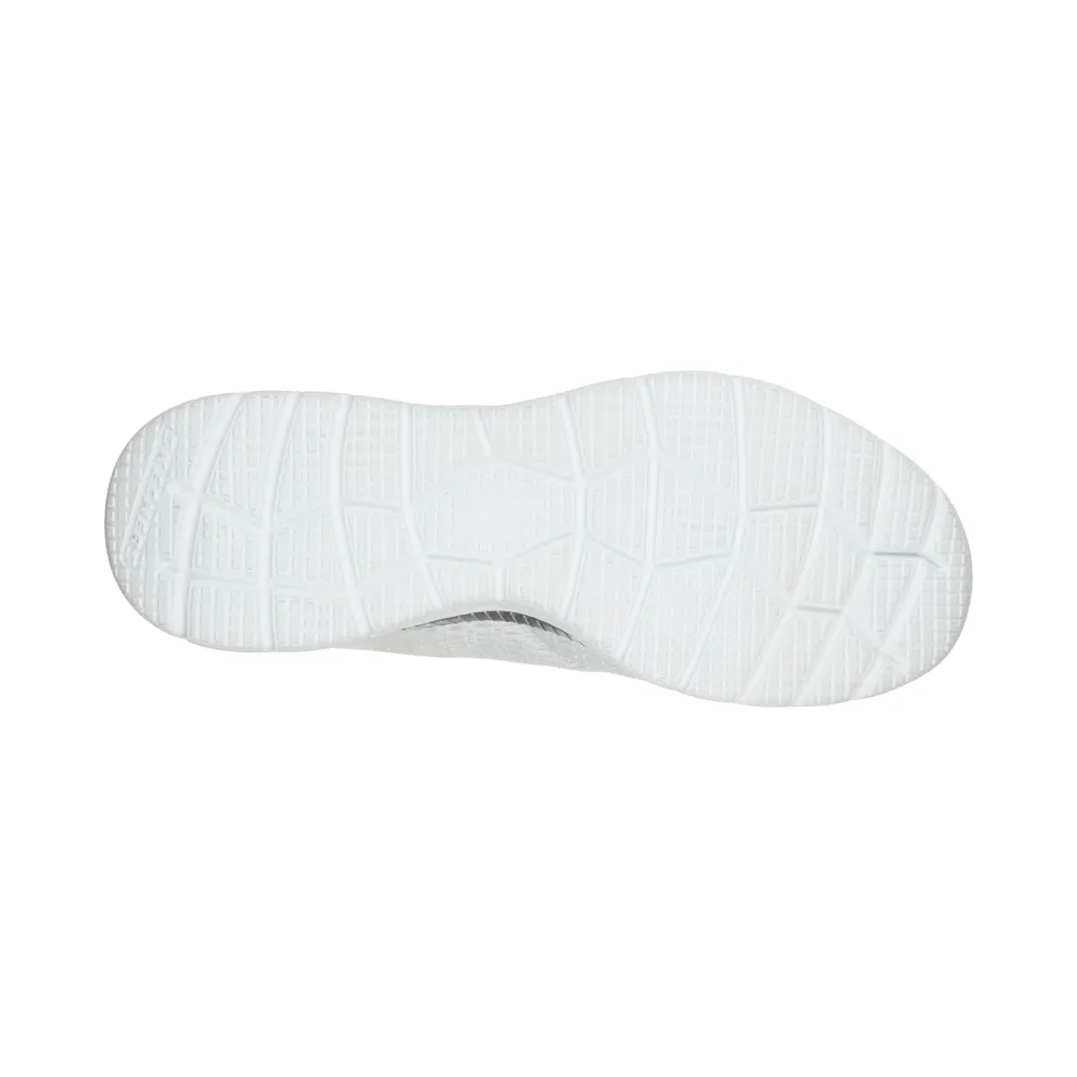 Skechers Bountiful – Quick Path – White / Silver – “White” (12607 WSL)