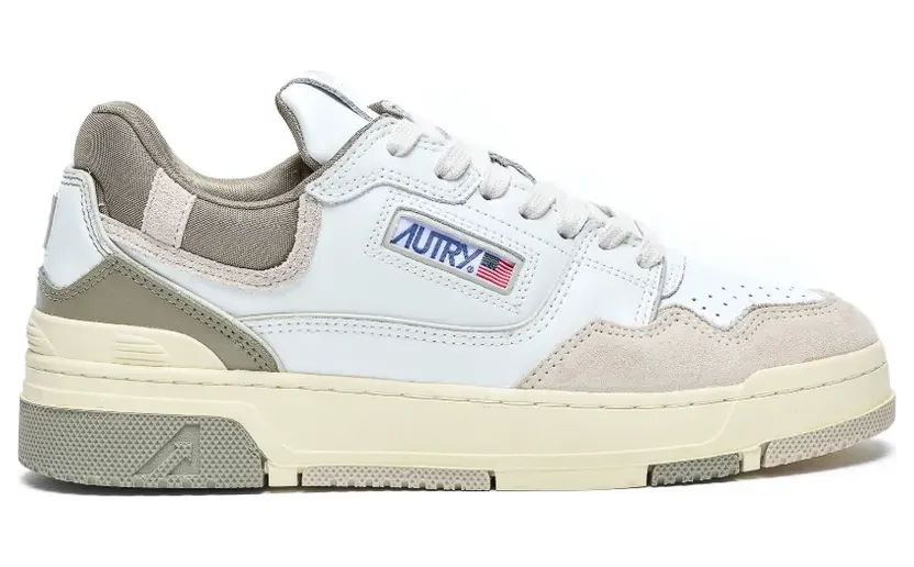 Autry Laces suède leren sneakers – Wit (ROLMMC15)