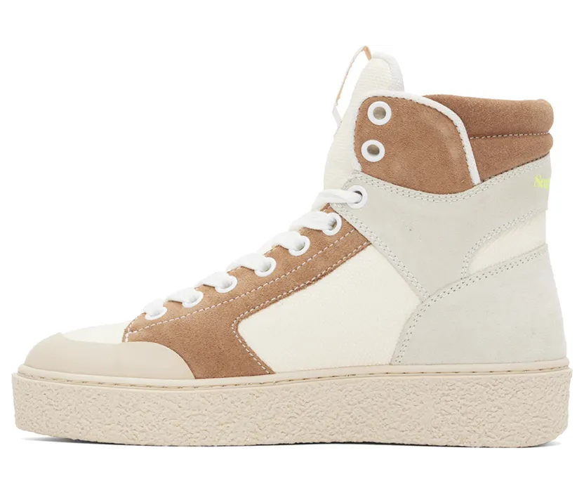 See by Chloé Beige & Tan Hella Sneakers (SB39121A 16172) (3)