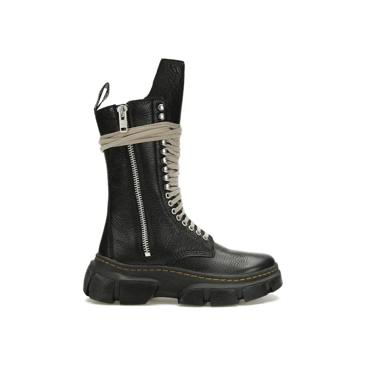 Dr. Martens 1918 DMXL Calf Length Zip Boot Rick Owens Black (31750001)
