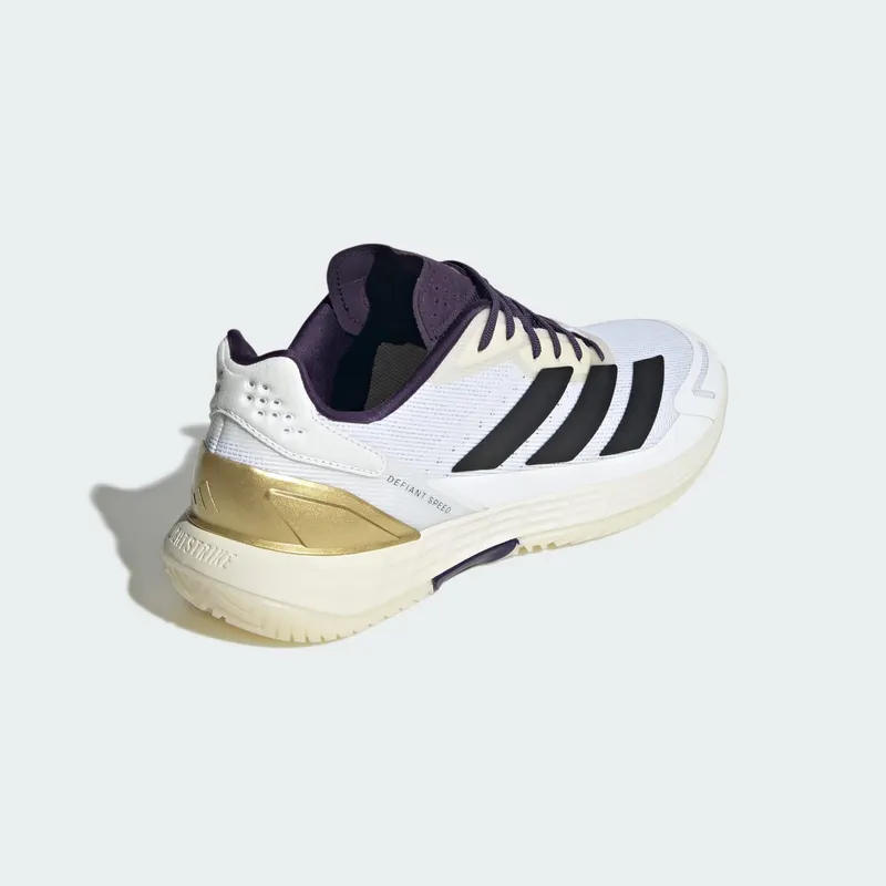 adidas Defiant Speed 2 Cloud White Core Black Aurora Plum (JR2008)