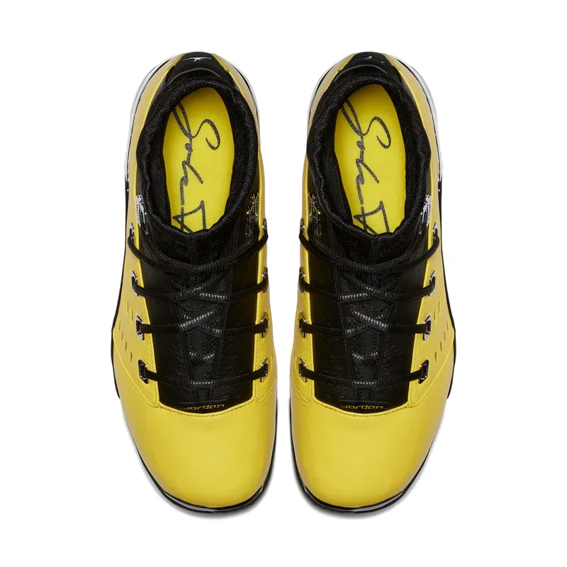Jordan 17 Retro Low SoleFly Alternate Lightning Black/Lightening-Metallic Silver (AJ7321-003)