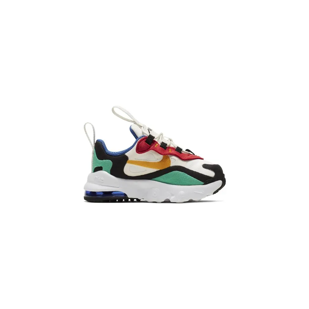 Nike Air Max 270 React Phantom Multi-Color (TD) Phantom/University Gold-University Red-Black-Kinetic Green-Hyper Royal (CD2654-001)