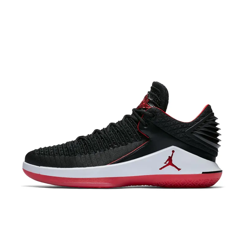 Jordan XXXII Low MJ Day Black/University Red-White (AA1256-001)