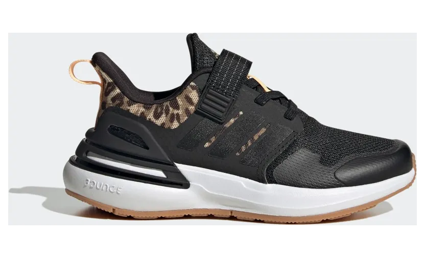adidas Rapidasport Bounce met Elastische Veters en Klittenband Core Black / Core Black / Gold Metallic (FZ6349)