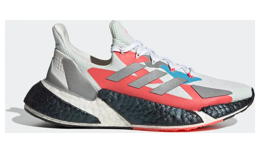Adidas X9000L4 ‘Crystal White’ Crystal White/Silver Metallic/Signal Green (FW8406)