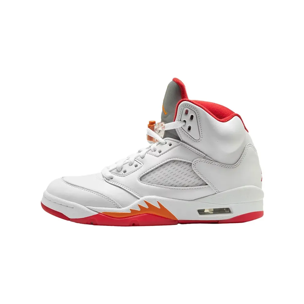 Air Jordan 5 – “White / Sunset / Fire Red / Black” (IV5678-102)