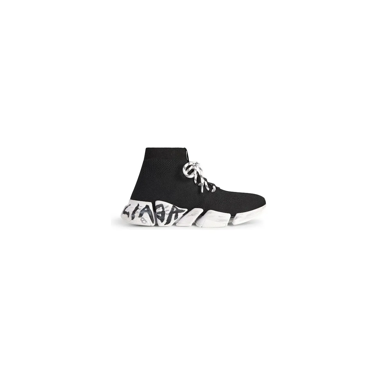 Balenciaga Speed 2.0 Lace Up Black Graffiti (769319W2DD41091)