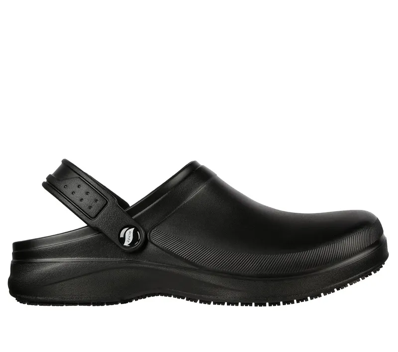 Skechers Work: Arch Fit Riverbound Shoes CM Black, Size 41.5 (200092ECBLK)